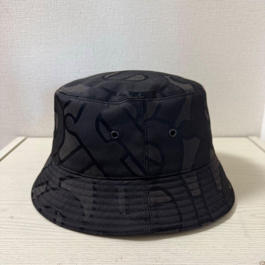 【新品同様】サイズL BURBERRY バーバリー バケット　ハット ブラック