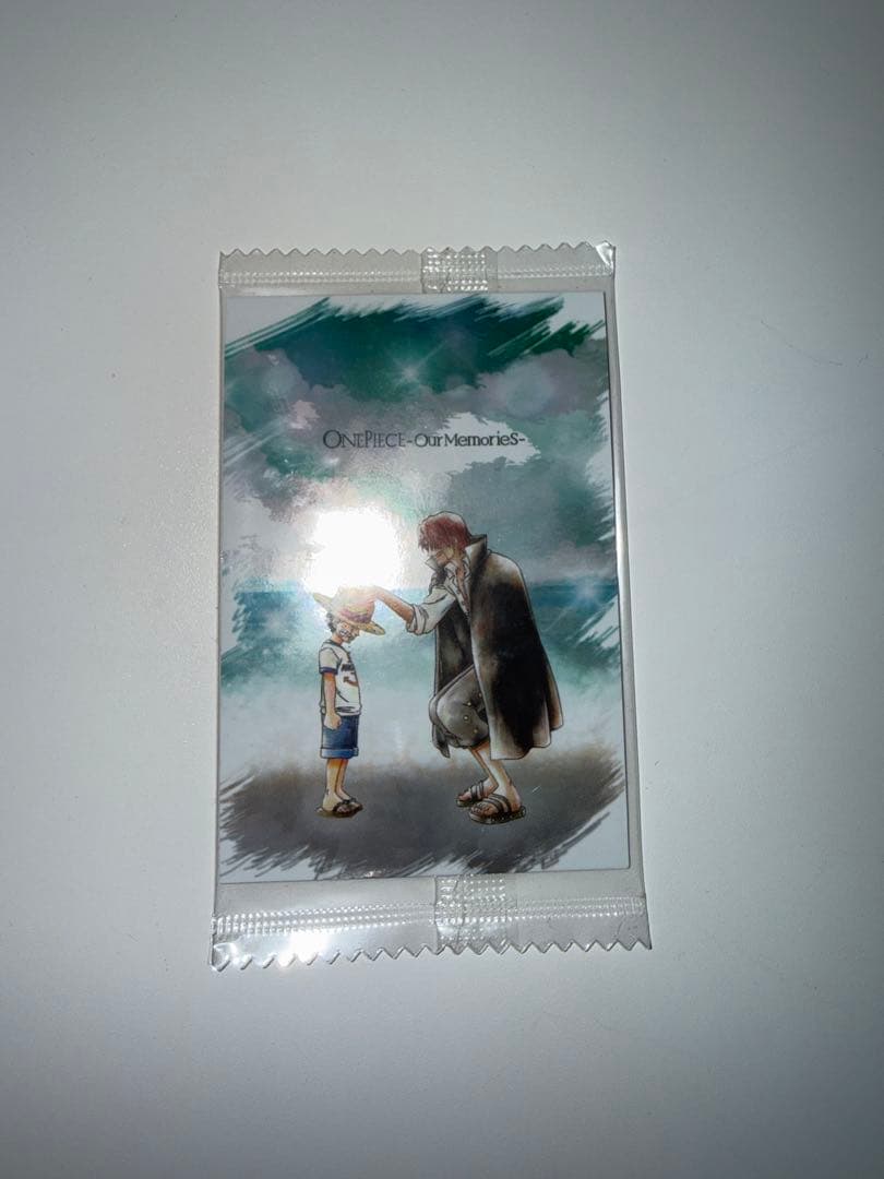 ⭐︎明日まで⭐︎ワンピース　ウエハース カードNo.1　ルフィ&シャンクス