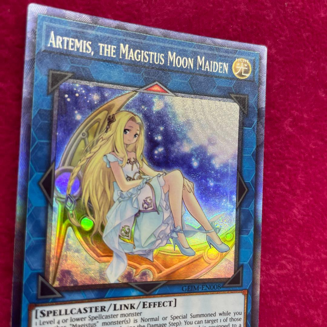 遊戯王　聖魔の乙女アルテミス　コレクターズレア　英語1stEdition　三つ目