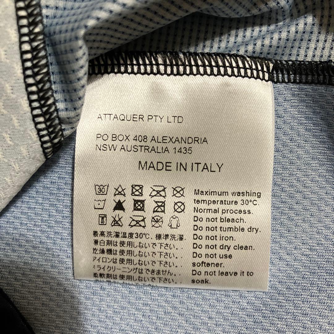 ATTAQUER サイクルジャージ Mサイズ　半袖　メンズ　ブラック