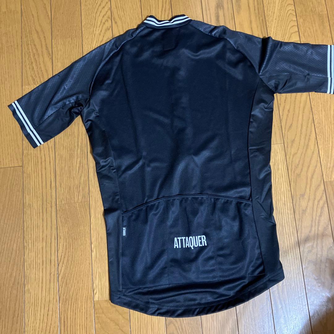 ATTAQUER サイクルジャージ Mサイズ　半袖　メンズ　ブラック