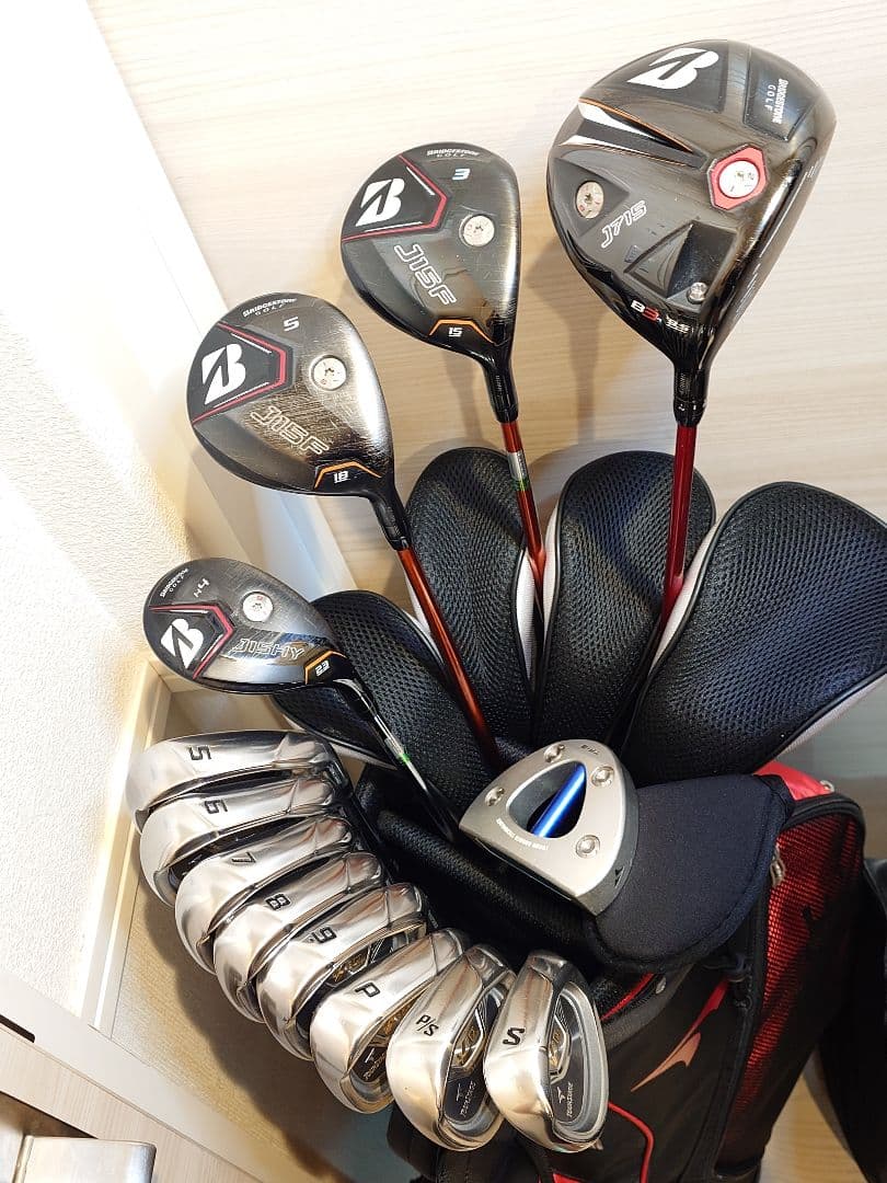 ツアステージ メンズゴルフクラブセット 未使用キャディバック付