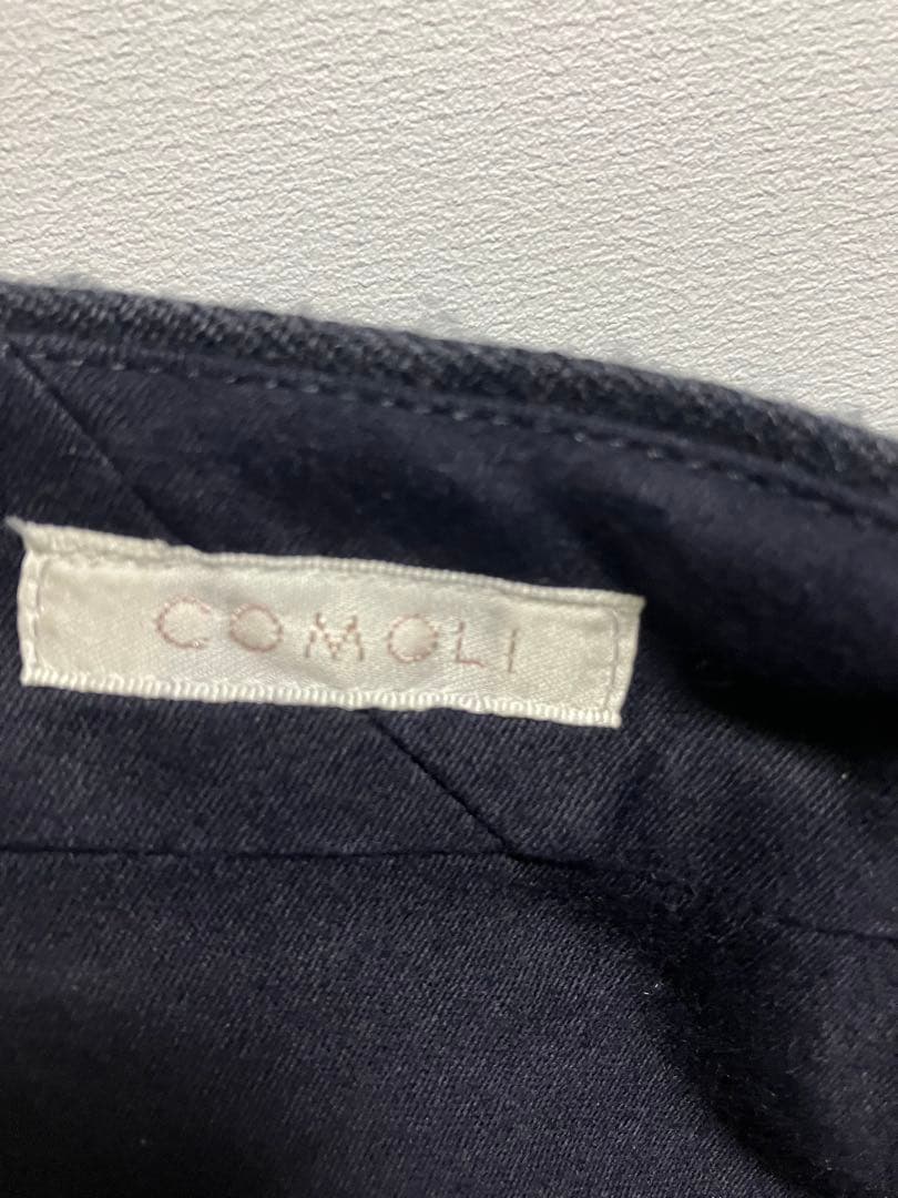 パンツ COMOLI Linen/Wool 2Tuck Pants