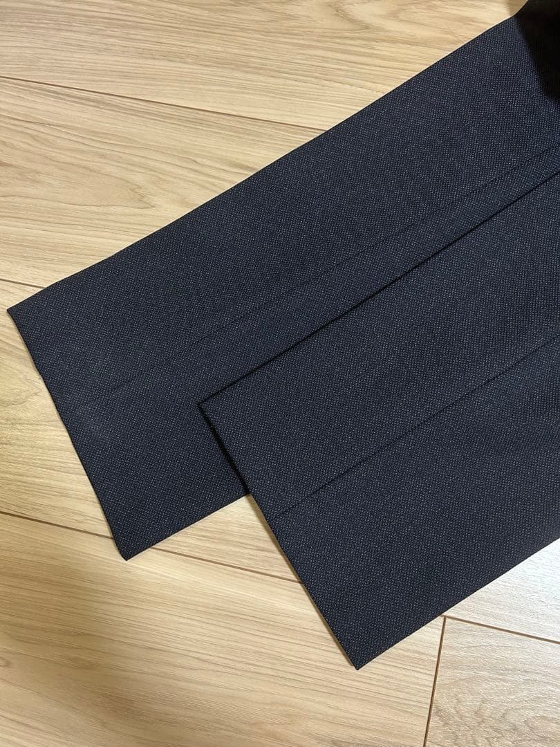 【美品】グリーンレーベル/バーズアイセットアップスーツ/ストレッチ/ネイビー