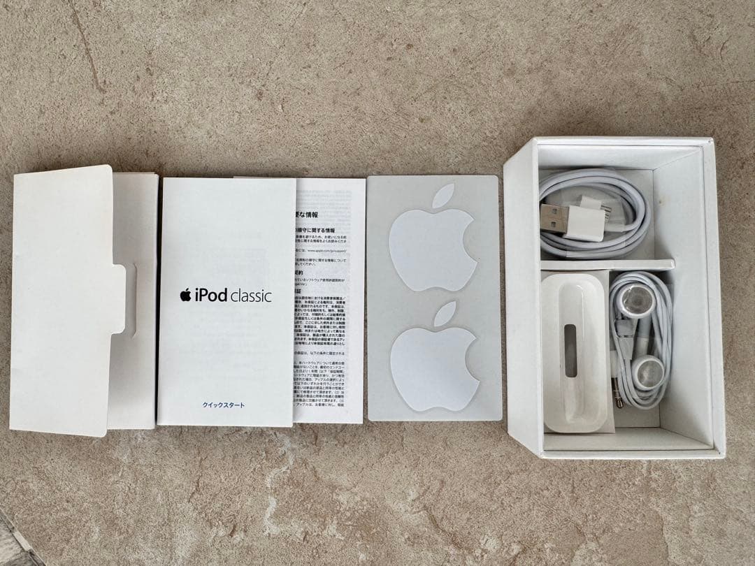 【極美品】iPod classic 第7世代 160GB 新品バッテリー 箱付き