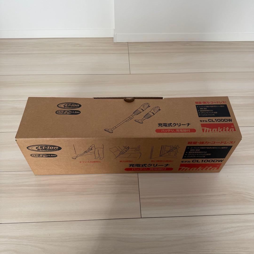 【新品未使用】makita マキタ　充電式クリーナー CL100DW