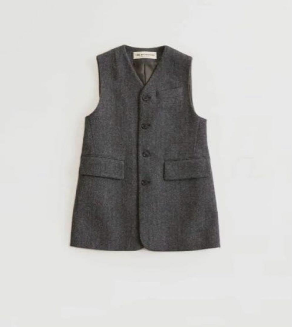 THE SHINZONE ヘリンボーンジレ グレー