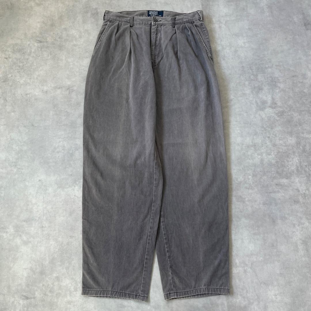 ポロバイ ラルフローレン W32 ポロチノ チノパン 90s 古着 19015