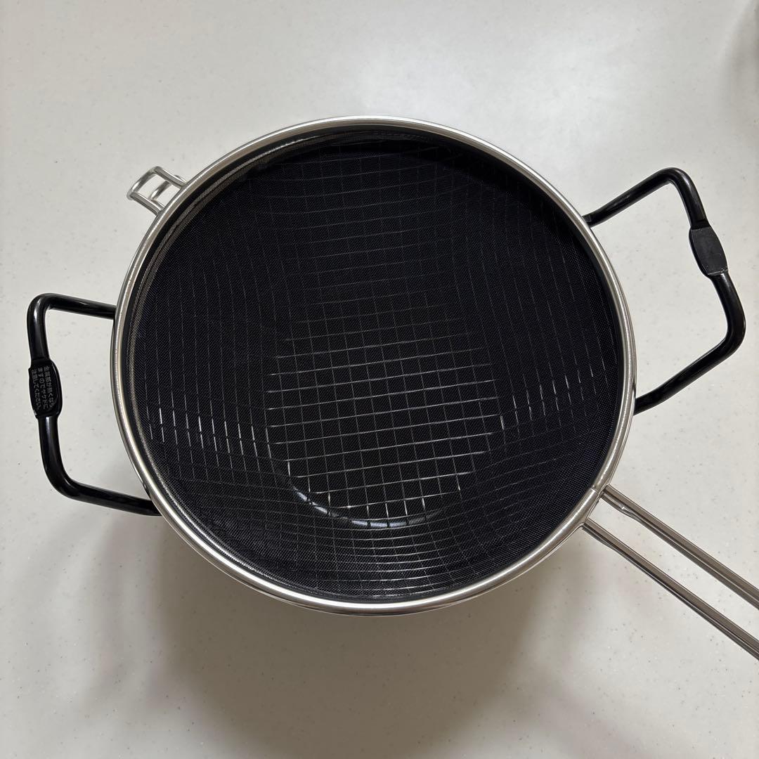 【nori】 ラバーゼ/la base 鉄の揚げ鍋セット 直径22㎝タイプ