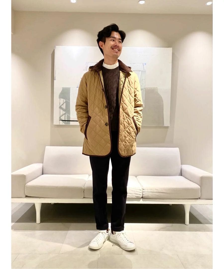 新品★ウール ケーブルニット ブラウン L TOMORROWLAND¥35200