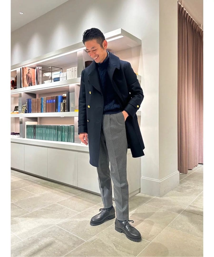 新品★ウール ケーブルニット ブラウン L TOMORROWLAND¥35200