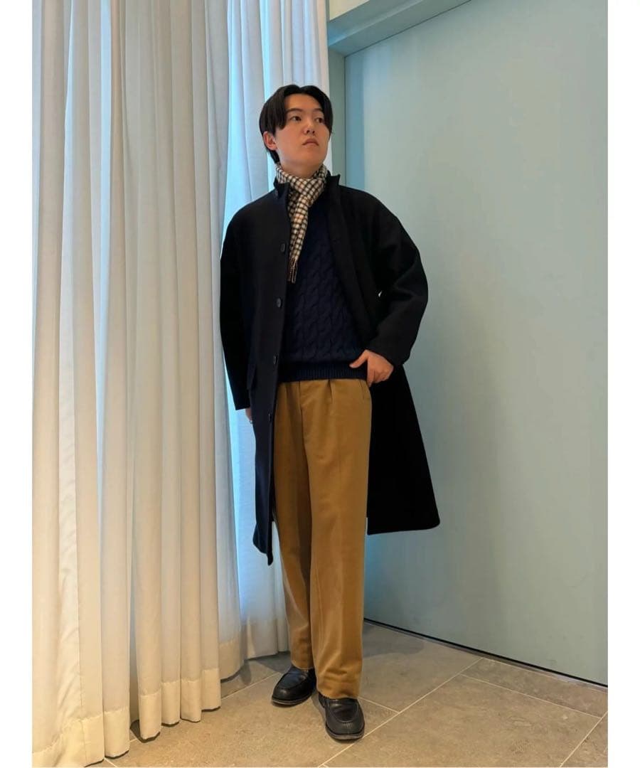 新品★ウール ケーブルニット ブラウン L TOMORROWLAND¥35200