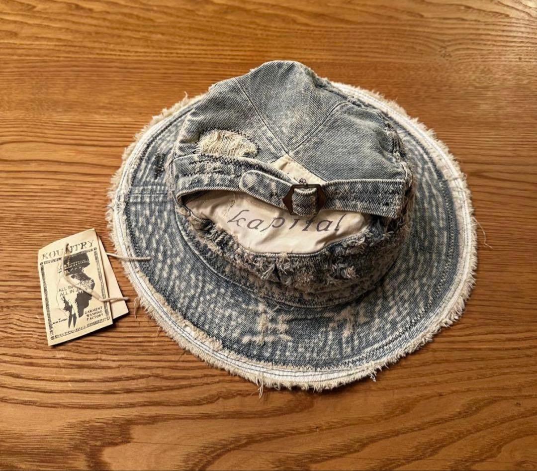 N*p様 Kapital 12oz 老人と海　デニム バケットハット