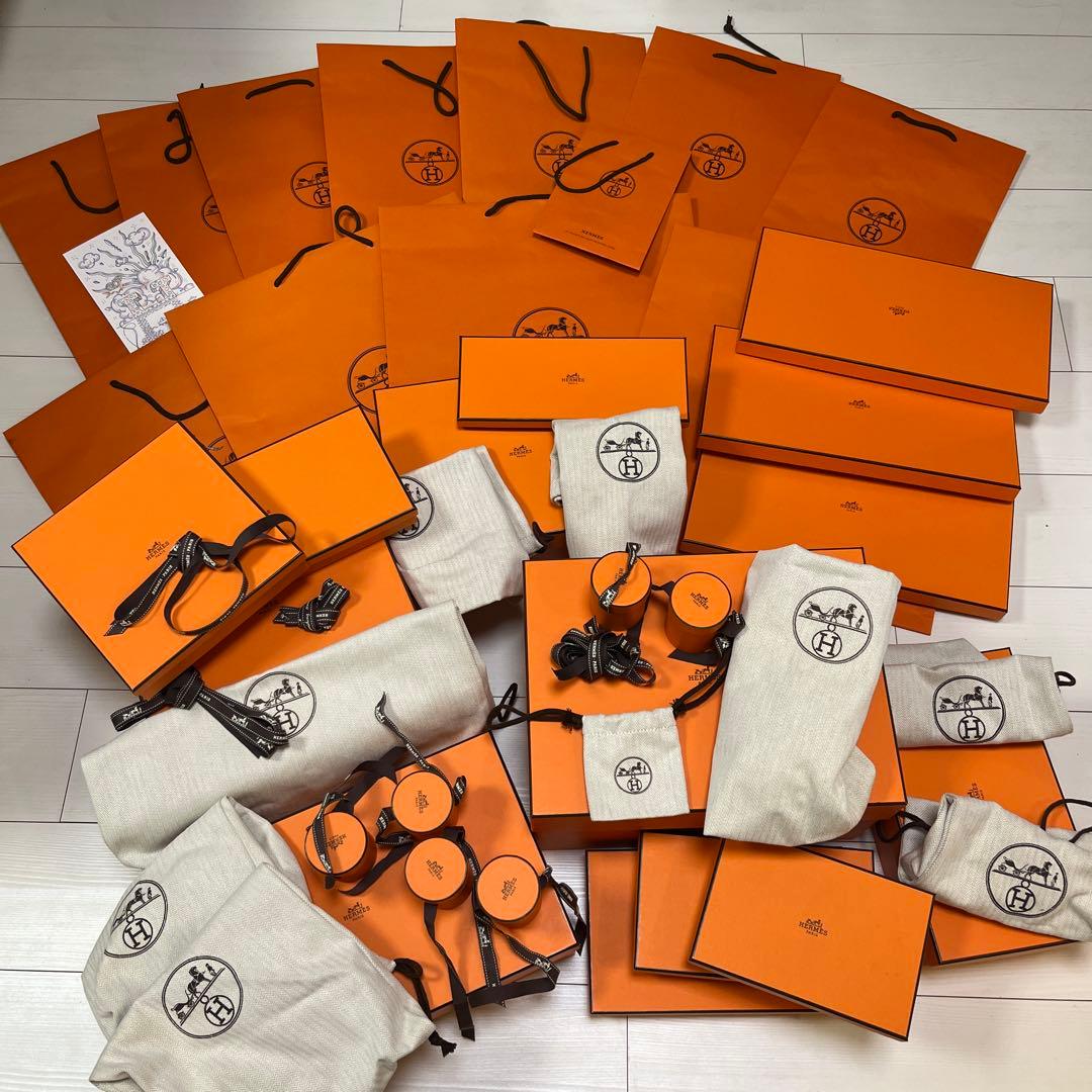 Hermesボックス、袋、リボン