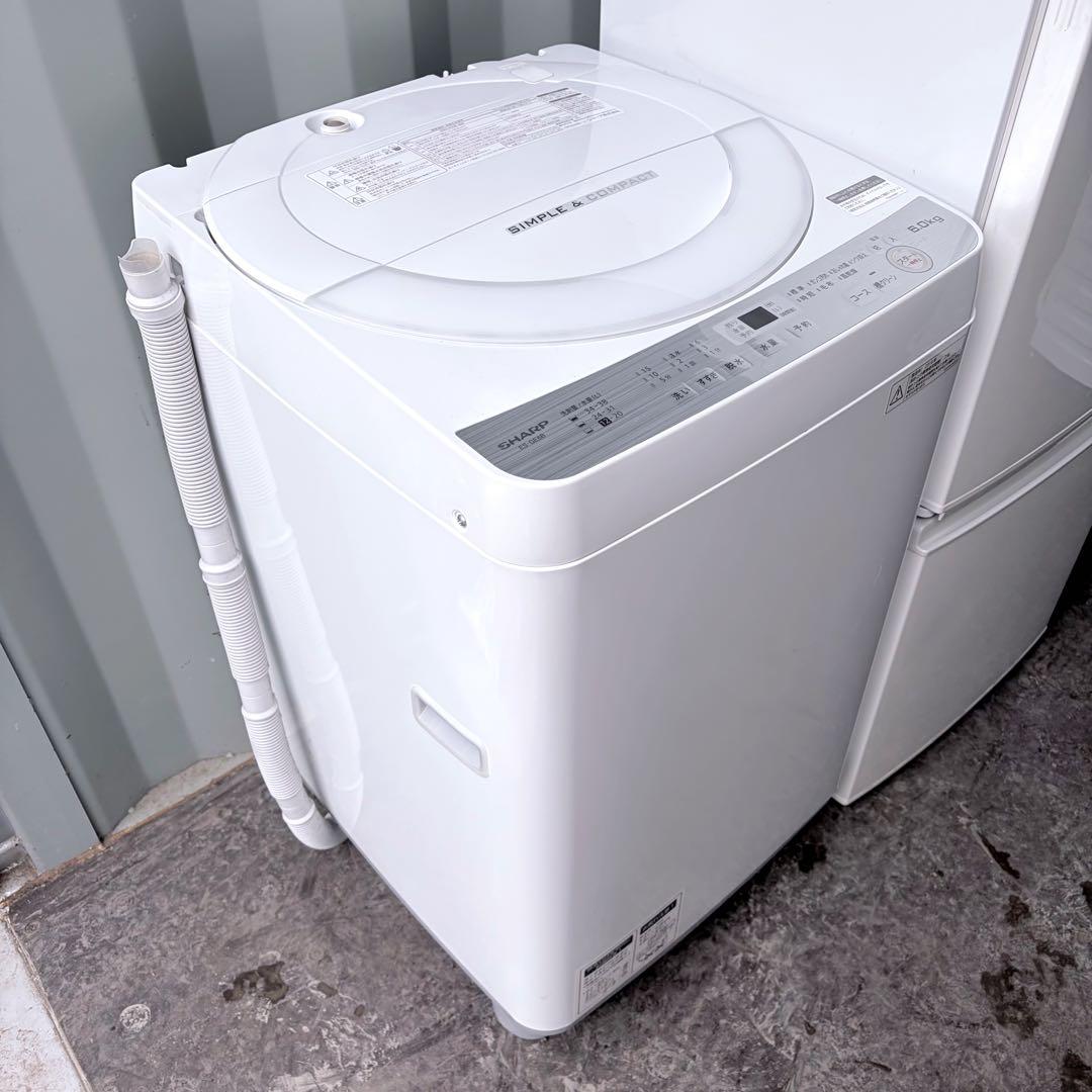 運搬取付無料！ホワイト純正シャープ2大家電＋オーブンレンジ3点セット！完動超美品