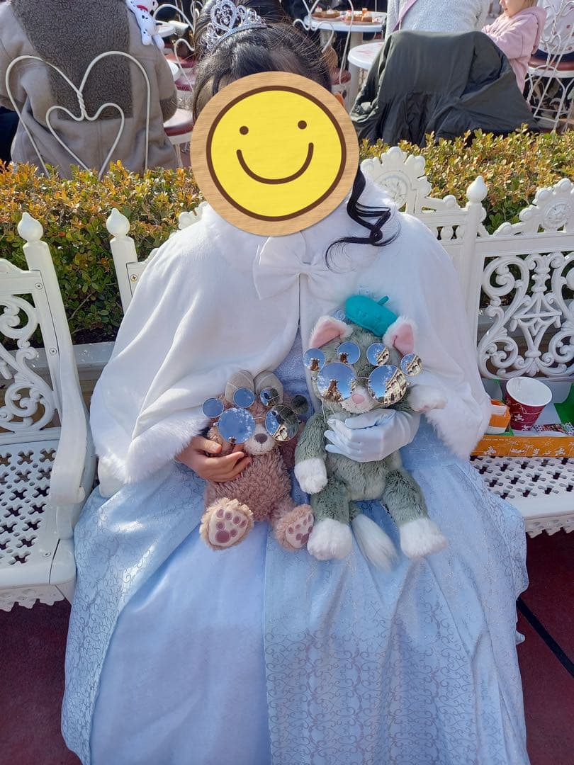 シンデレラプレミアムドレス【140】ビビディバビディブティック⭐︎ケープ付き⭐︎