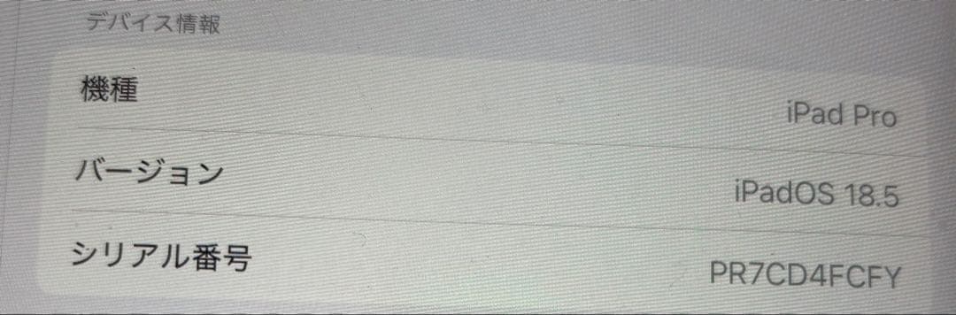 iPadpro 11インチ 第4世代 WiFiモデル