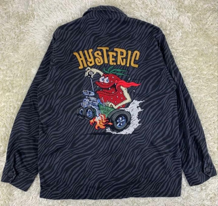 h*m様 完売品★ヒステリックグラマ/ストロベリーモンスター★ミリタリージャケッ