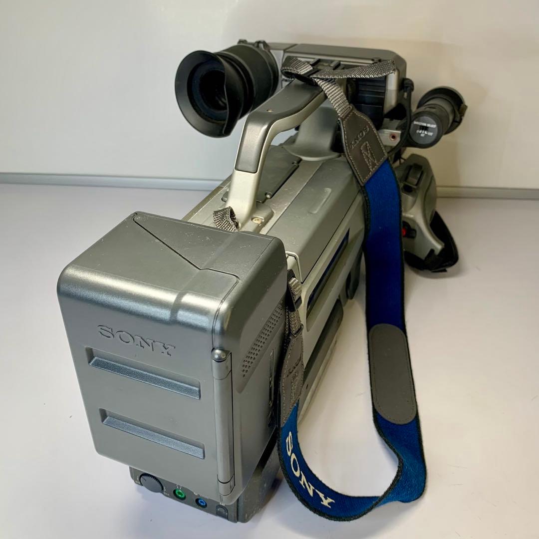 （ジャンク）SONY 3CCD 業務用ビデオカメラレコーダーDCRーVX9000