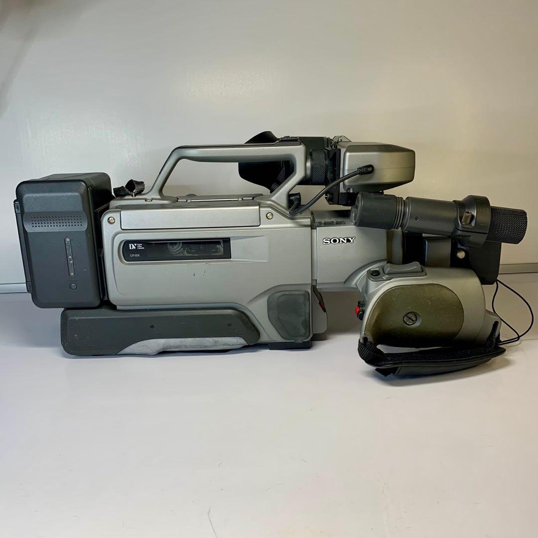 （ジャンク）SONY 3CCD 業務用ビデオカメラレコーダーDCRーVX9000