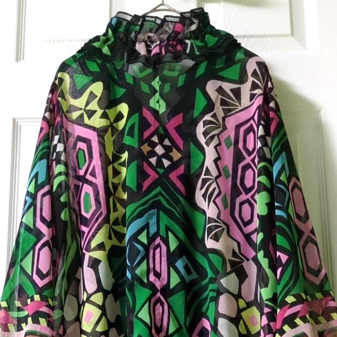 【専用】TOKUKO 1er VOL　前開き チュニック　総柄　カラフル