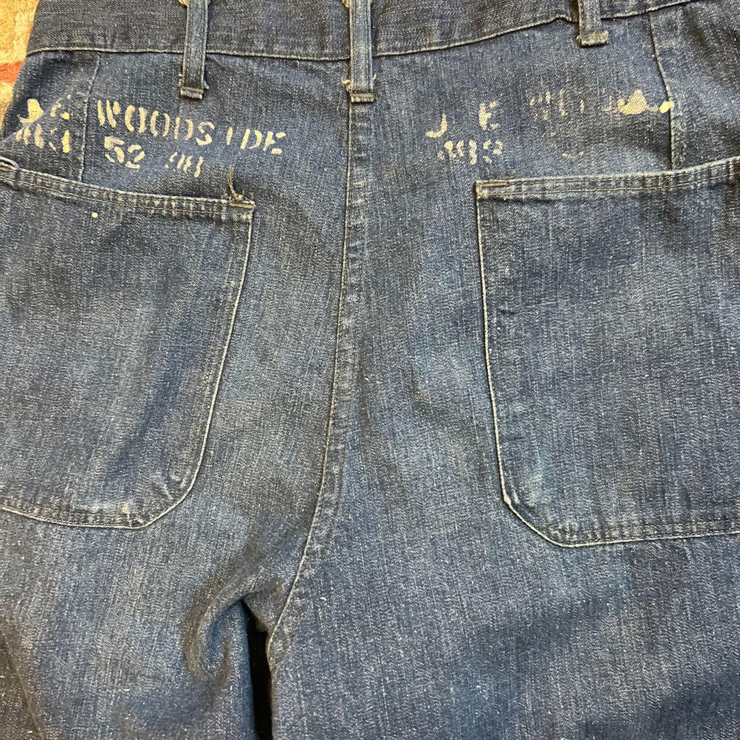あ*た様 スペシャルビンテージ40sWWII US NAVY デニムトラウザース