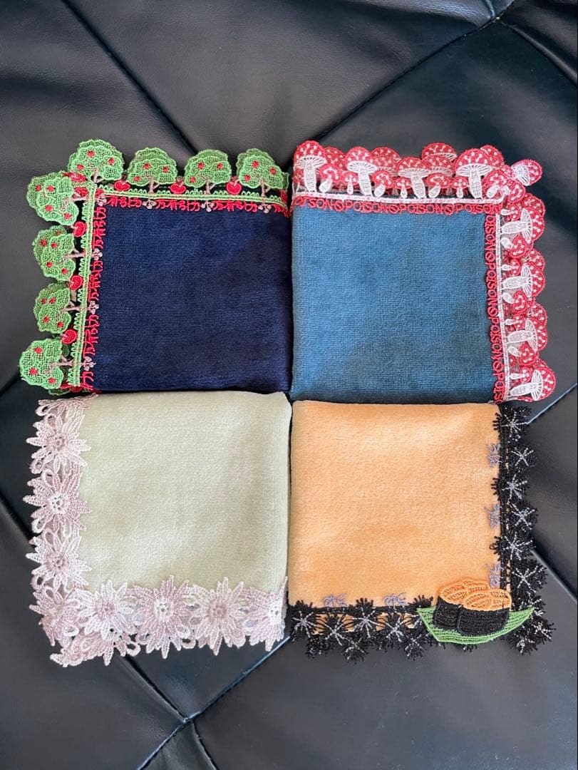 み*ご様 近沢レース　レアハンカチ　4枚セット　未使用