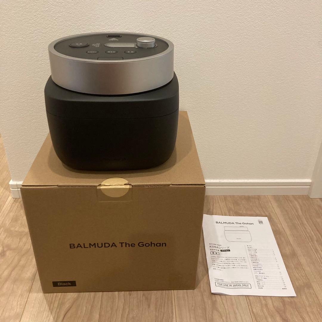 BALMUDA バルミューダ The Gohan 炊飯器K08A-BK