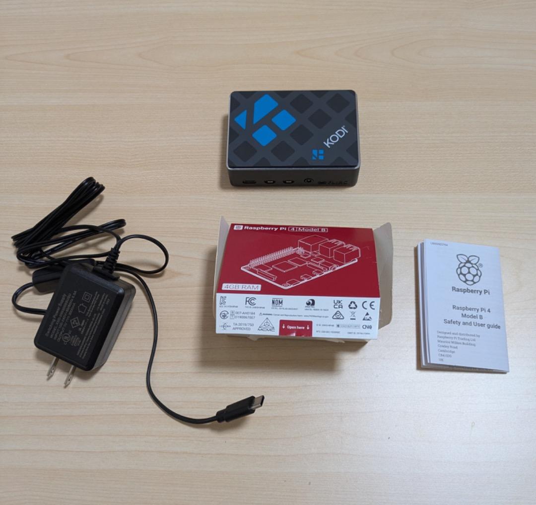 Raspberry Pi 4 Model B 4GB ケース電源付