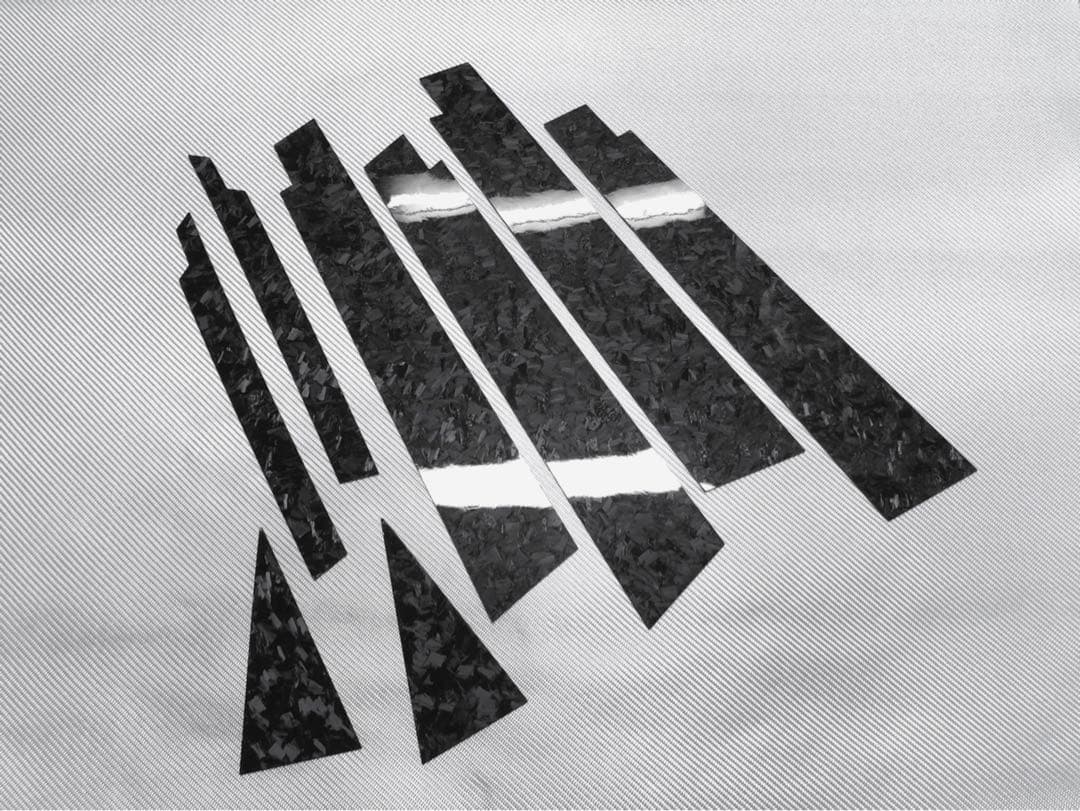 Y51系 フーガ【本物フォージドカーボン】ピラーガーニッシュ