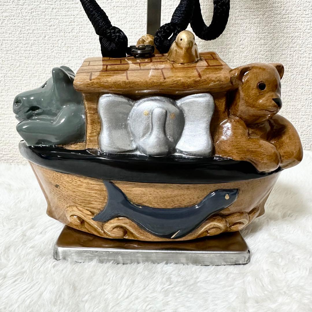 【希少】TIMMY WOODS ショルダーバッグ 木彫り 動物 インテリア小物