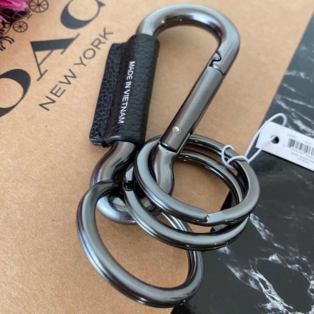 ♩新品 COACH コーチ カラビナ キーリング キーホルダー