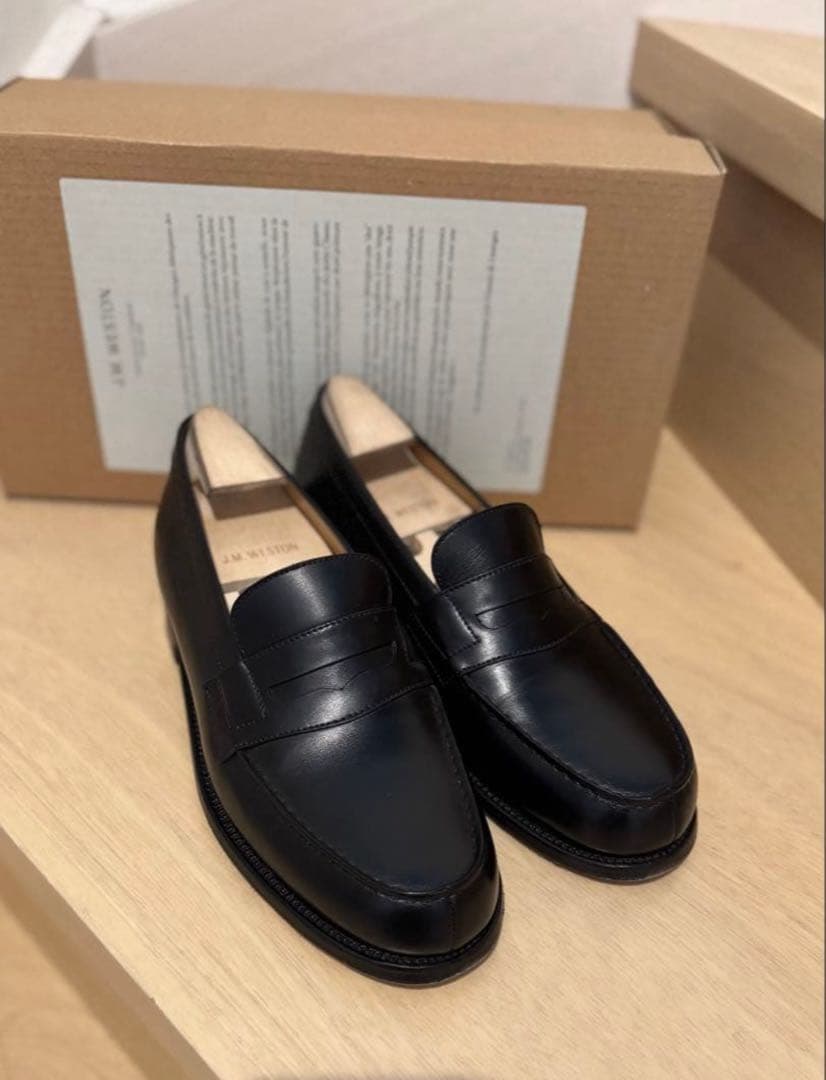 靴 J.M.WESTON signatupreloafer 180 Black