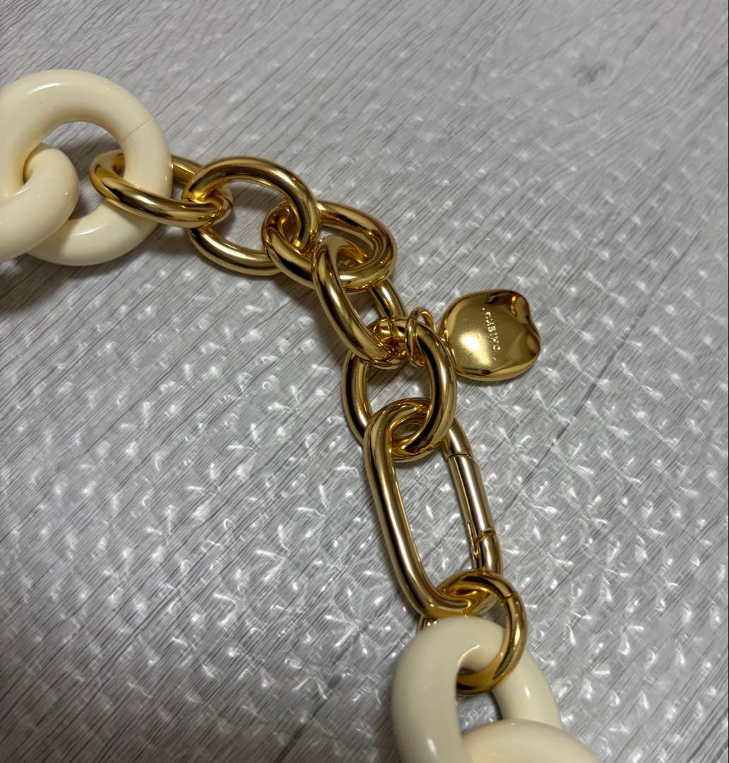 Chieko+ macaron necklace white 試着のみ