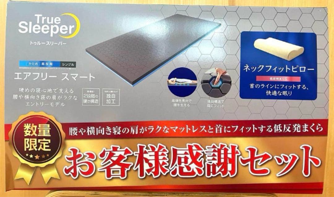 【新品 カバー付】トゥルースリーパー エアフリー スマート ネックフィットピロー