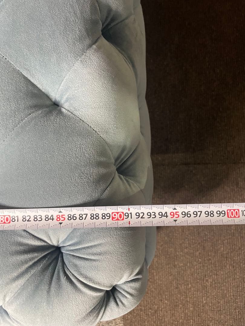 TOYO KITCHEN STYLE 集(つどい) オットマン ブルーグレイ