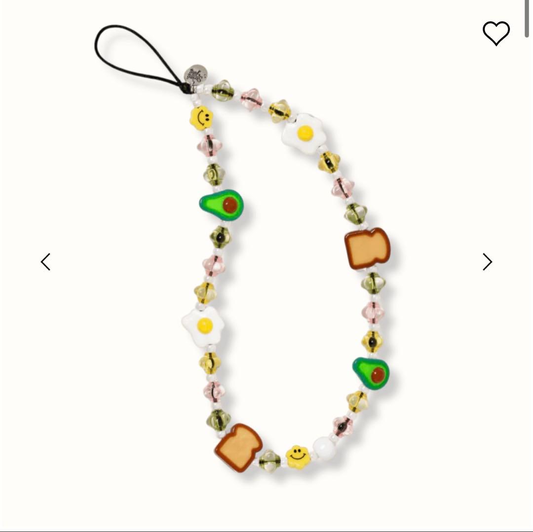 【正規品】String Ting ストリングティング　ストラップ　アボカド　卵