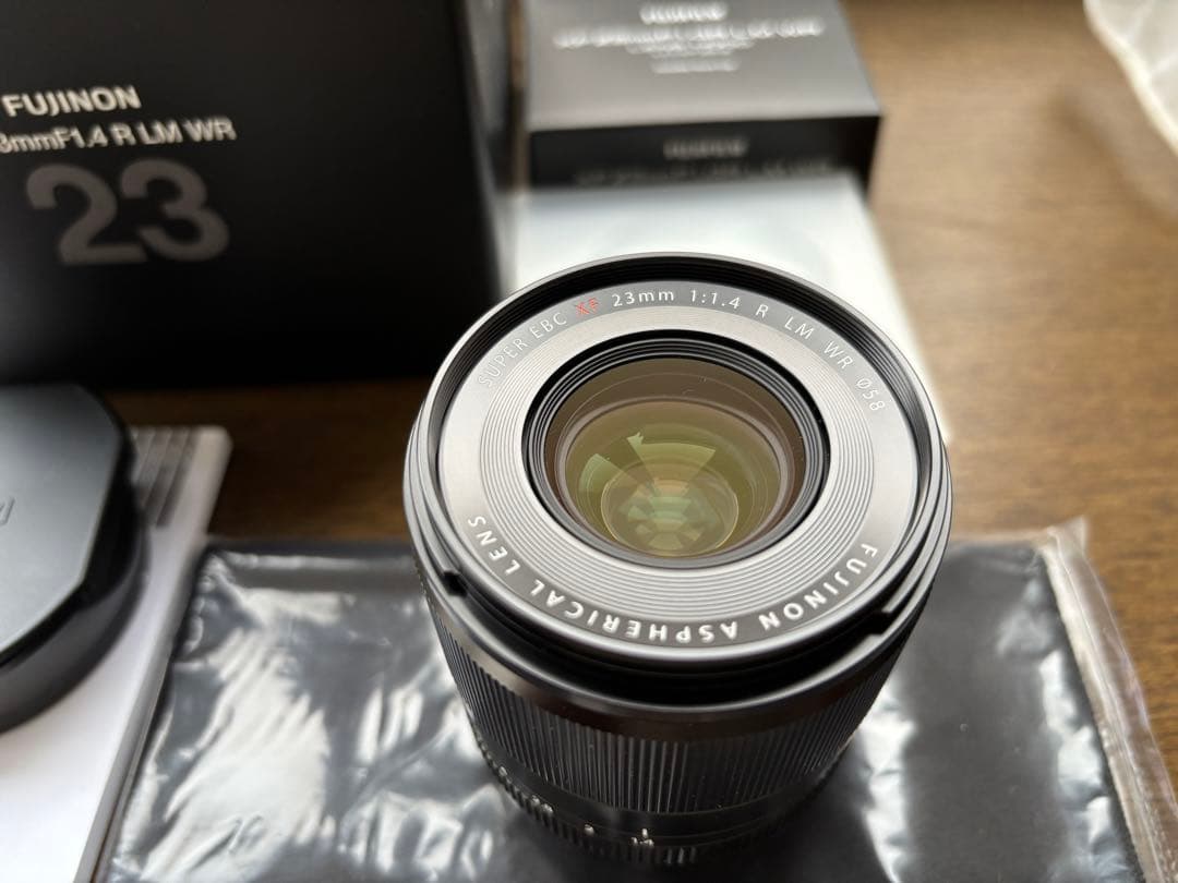 【美品】FUJINON XF23mm F1.4 R LM WR＋純正角形フード