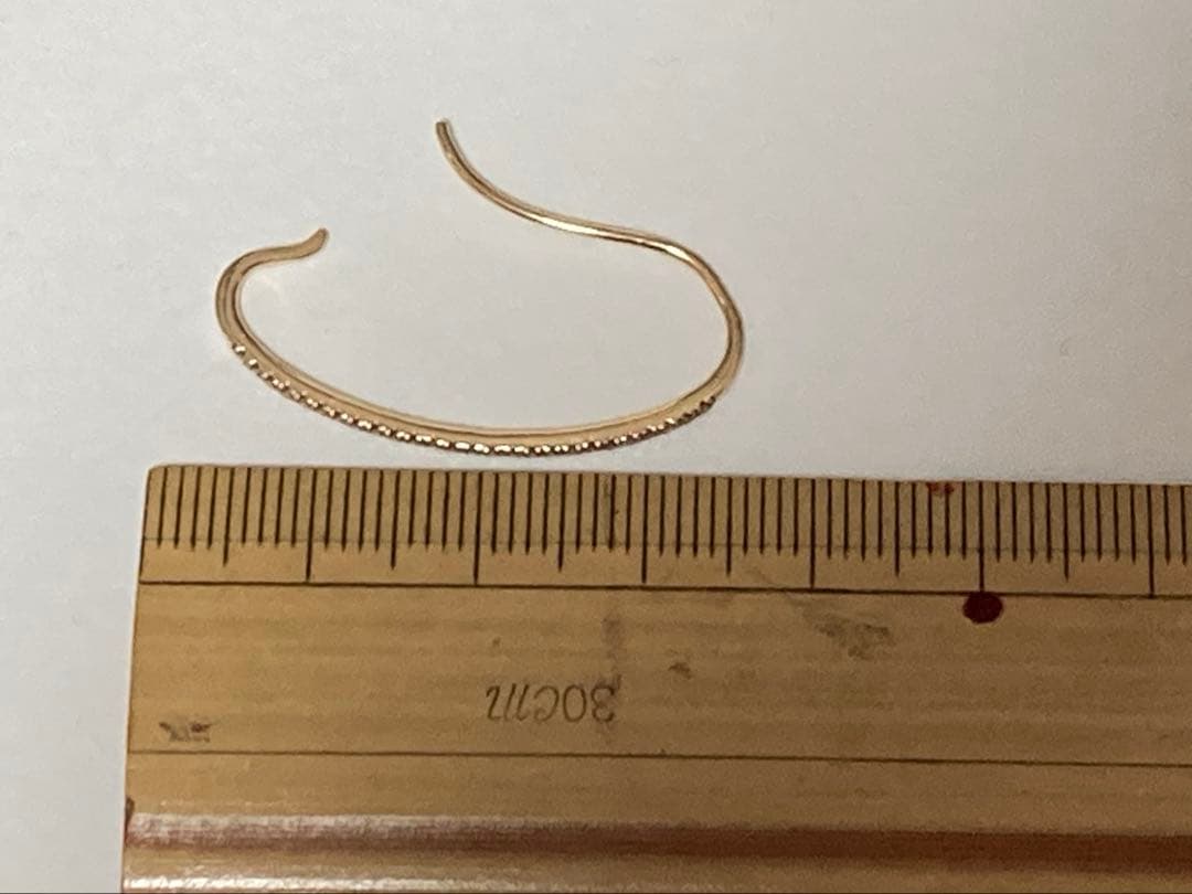 ひろこ　！　 ヒロタカ　GOSSAMER ダイヤモンド ピアスL 片耳