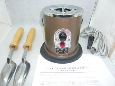 展示未使用品　タキイ和裁電化鏝　ランプ付　和裁コテ　タキイ製　鏝２本付