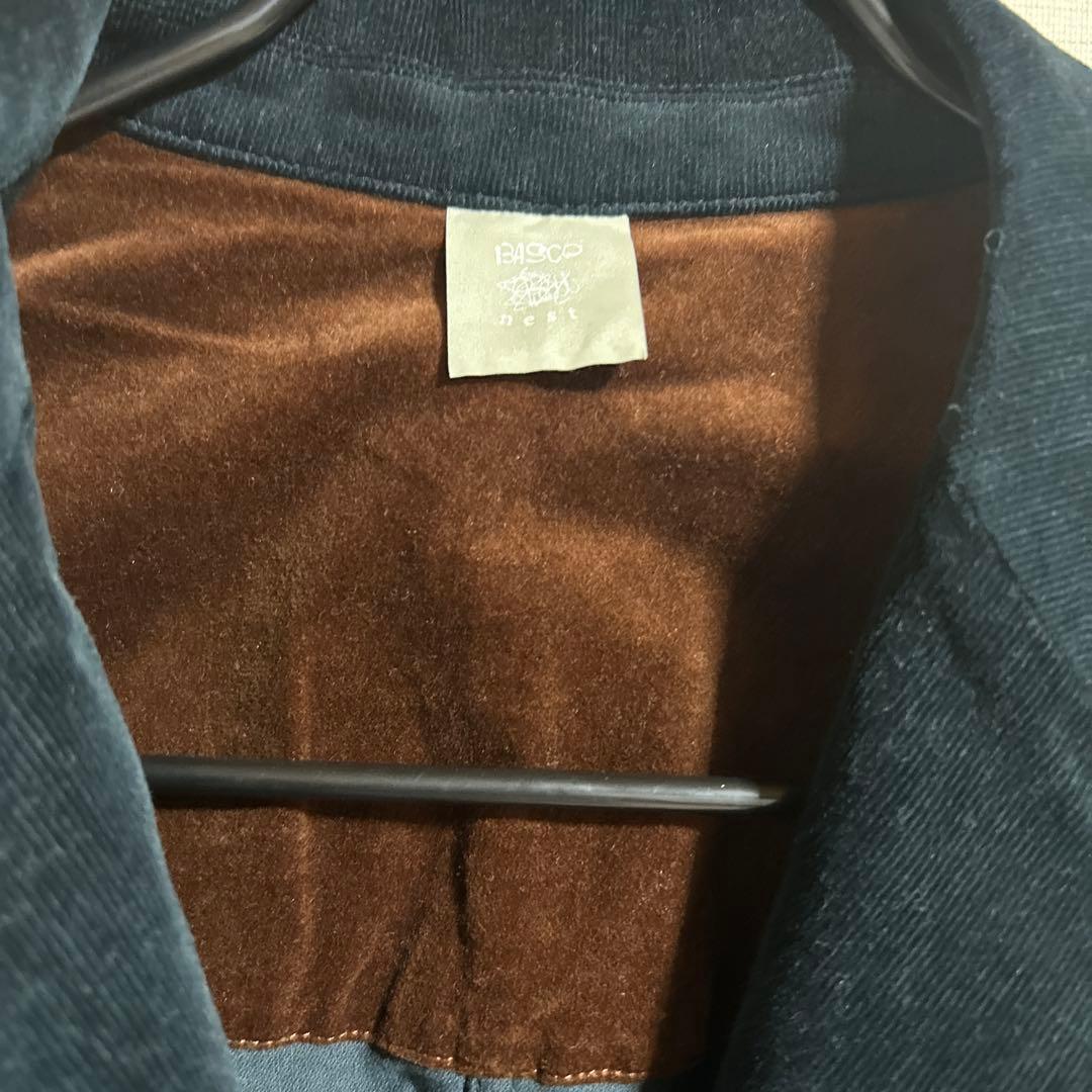 バスコ basco クラリス　細コーデュロイ素材のオーバーサイズジャケット