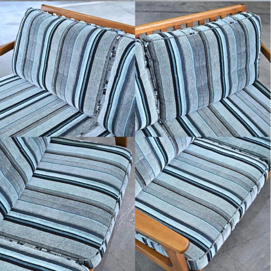 WTW ダブルティー TISMOティズモ2人掛けソファ ストライプ サーフ