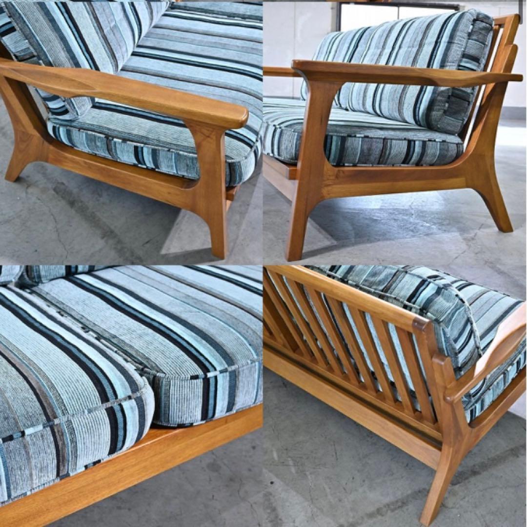 WTW ダブルティー TISMOティズモ2人掛けソファ ストライプ サーフ