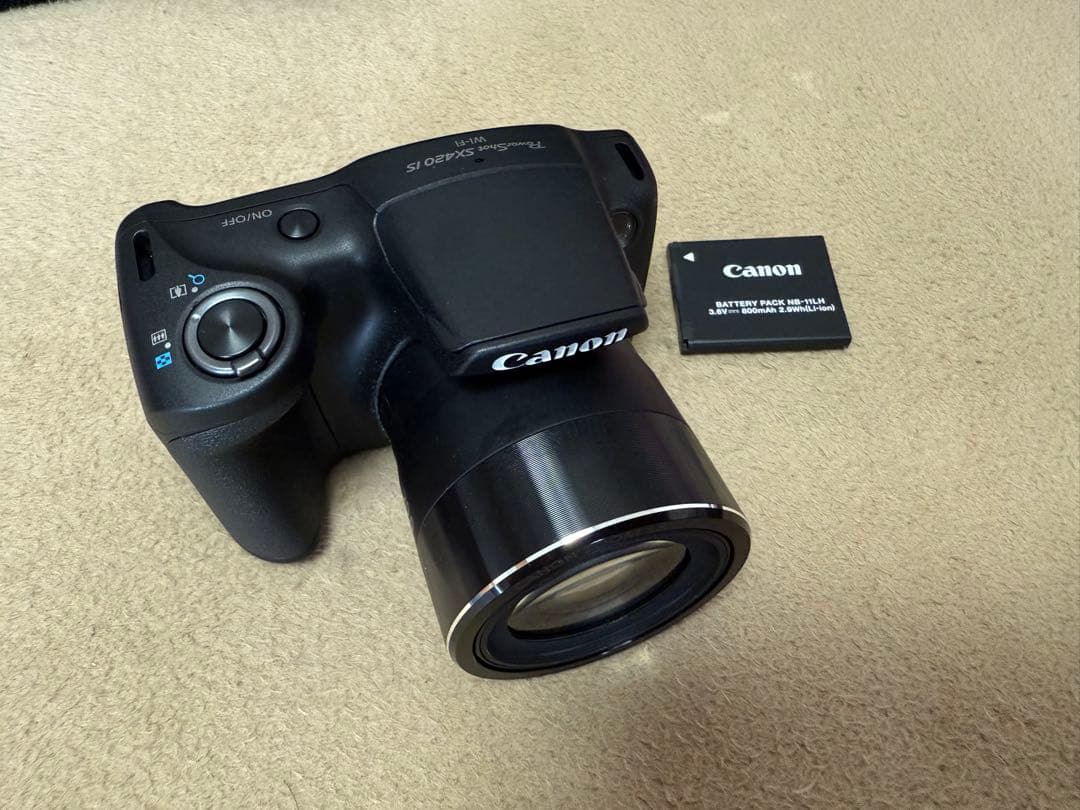Canon SX420 IS デジタルカメラ 本体とバッテリー付き