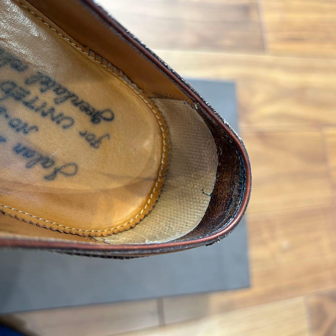 ジャランスリワヤ グリーンレーベル サイズ41 26.5cm ブラウンレザー