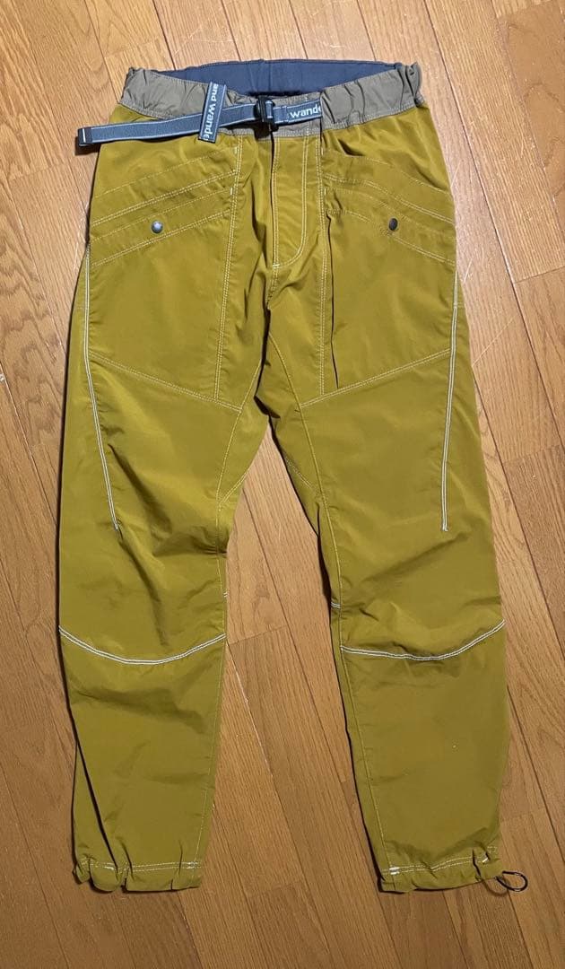 and wander ポケットストレッチパンツ