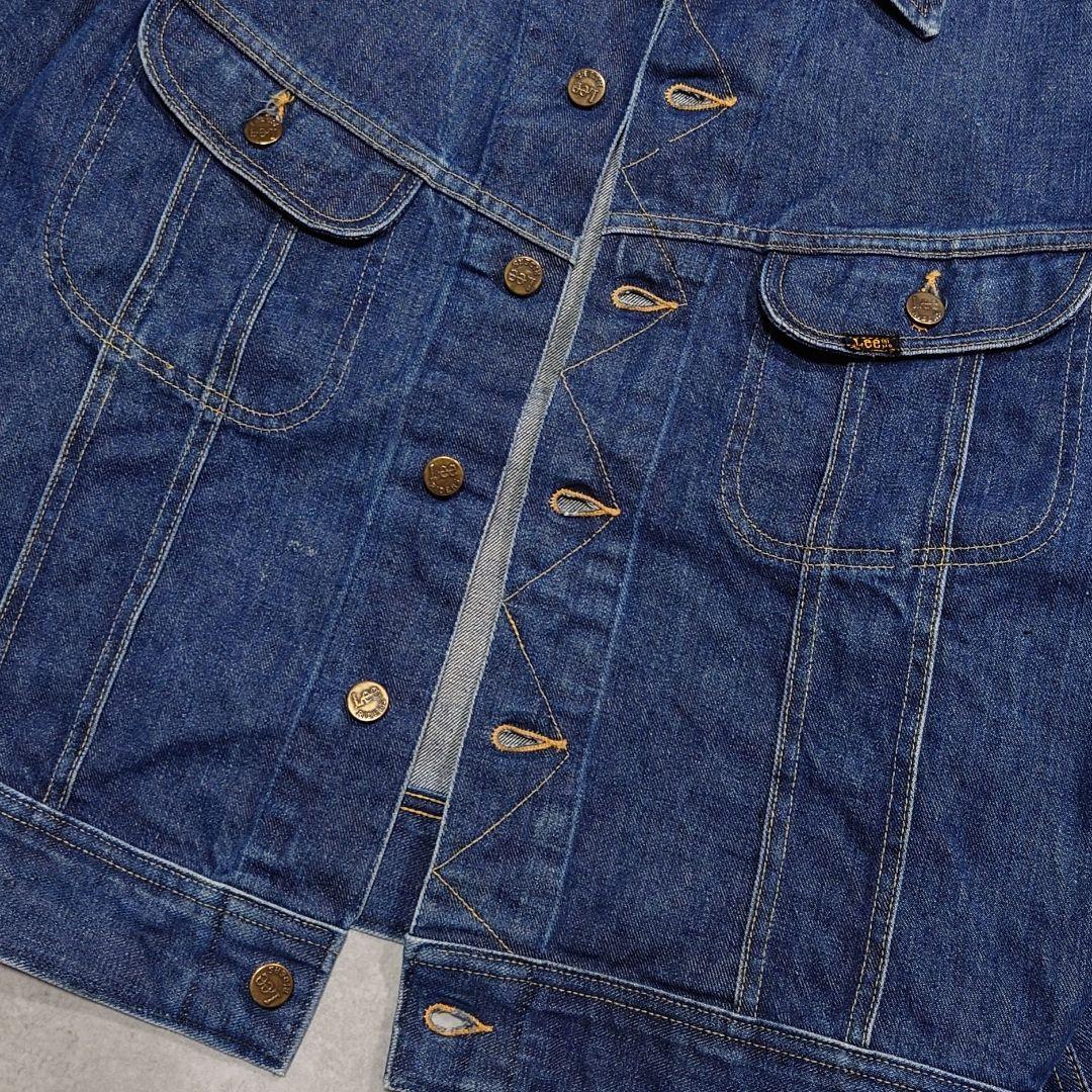 70s Lee 101-J デニムジャケット 濃紺 USA製 44 ヴィンテージ