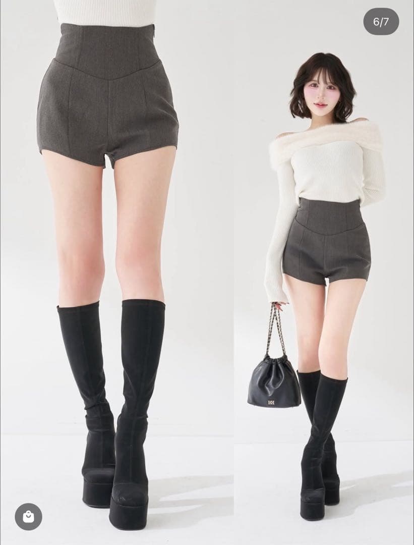 darich 美シルエットショートパンツ