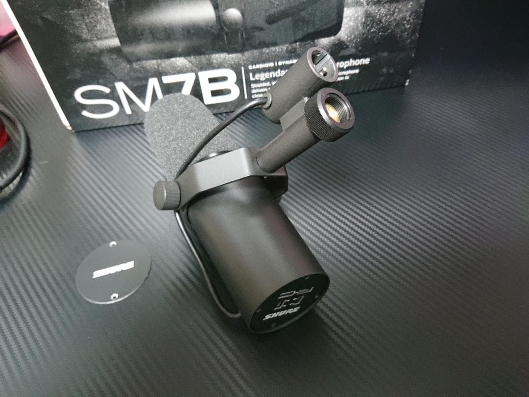 【国内正規品】プリアンプ付属 SHURE SM7B ダイナミックマイク