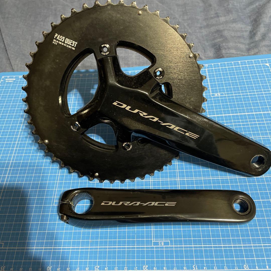 DURA-ACE クランクセット 50-34T クランクキャップ付属します！